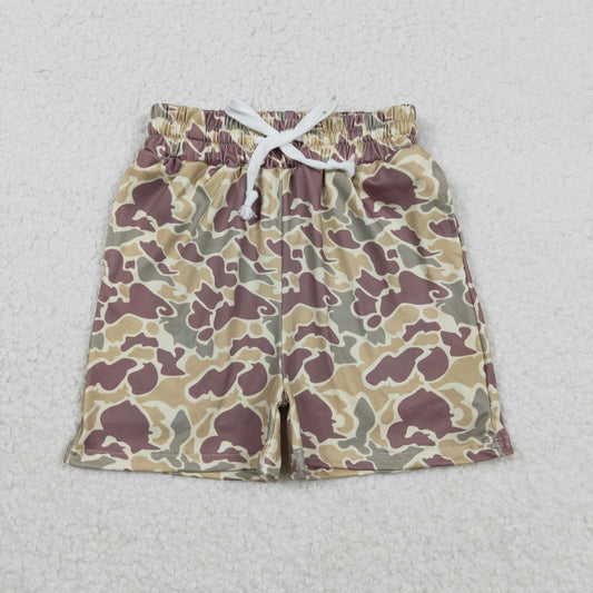 SS0696 Baby Boys Southern Khaki Camo Pockets Shorts Bottom