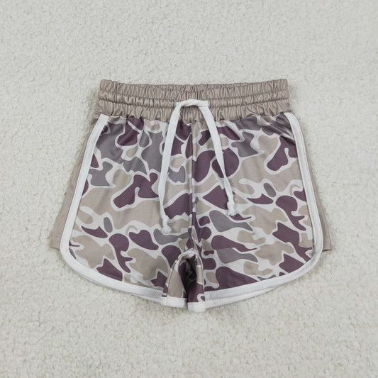 SS0738 Baby Girls Southern Grey Camo Shorts Bottom