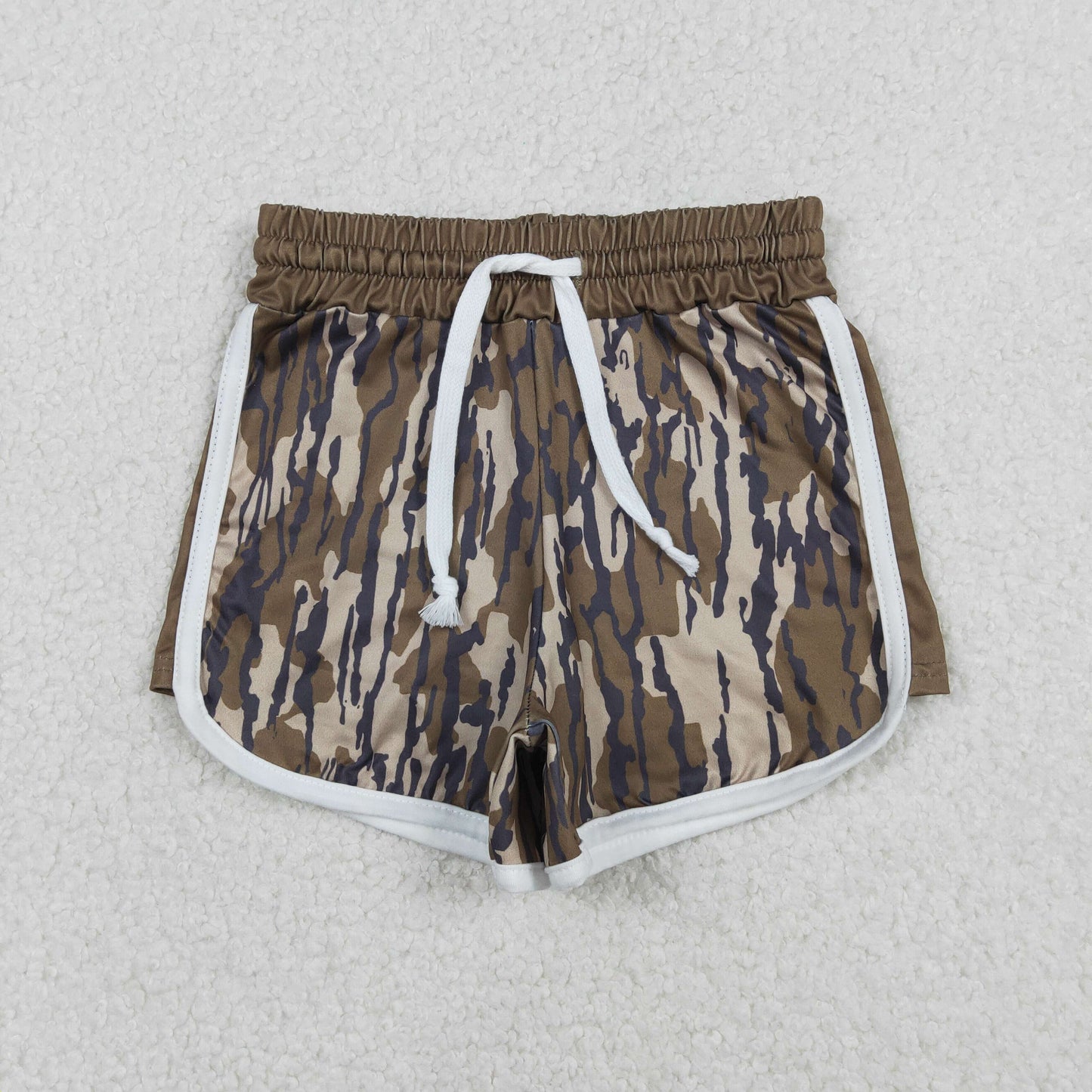 SS0739 Baby Girls Southern Olive Camo Shorts Bottom