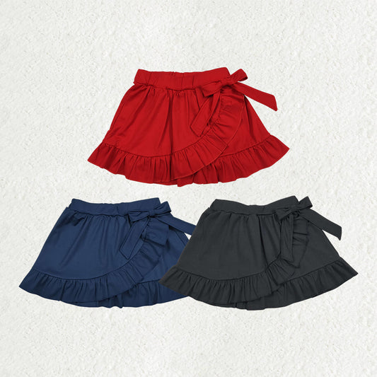 Sibling Baby Girls Yoga Active Bows Ruffle Skirt Shorts Bottom