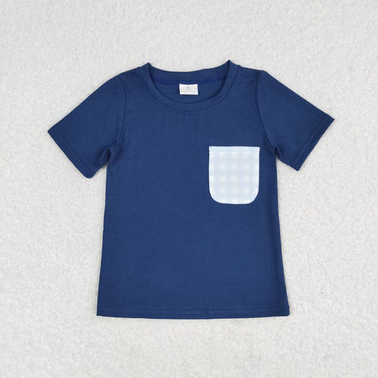 BT0705 baby boy clothes blue boy summer tshirt