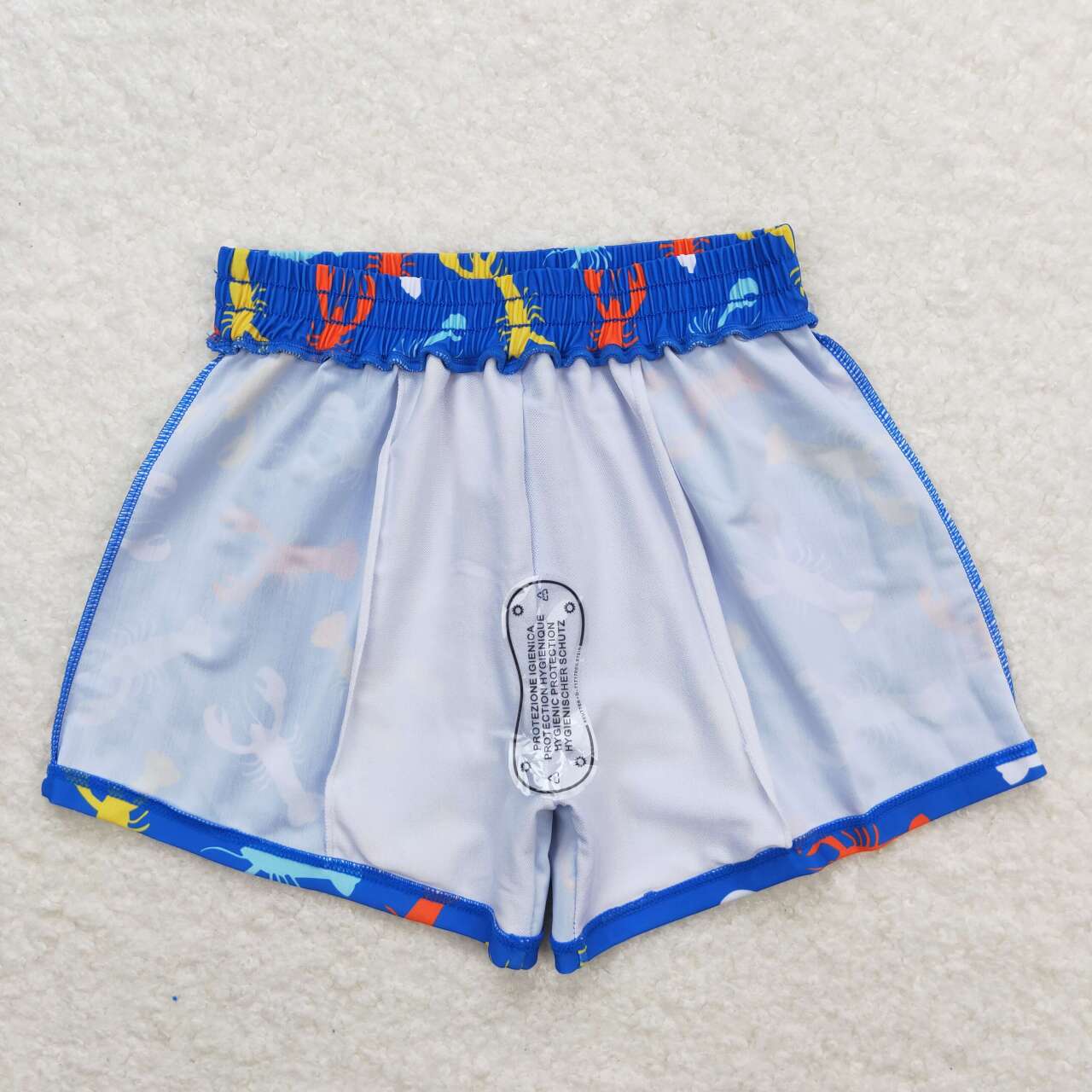 S0269 baby boy trunks crawfish boy summer swim shorts