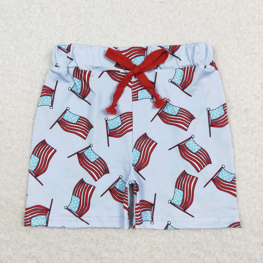 SS0174 baby boy clothes 4th of July patriotic boy summer  shorts