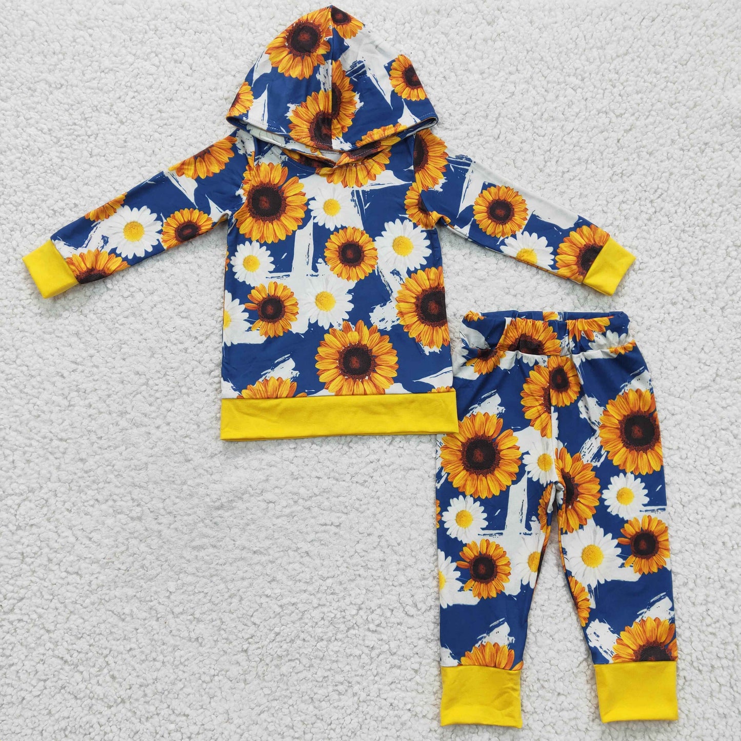 Sunflower boy hoodie Top long pants set