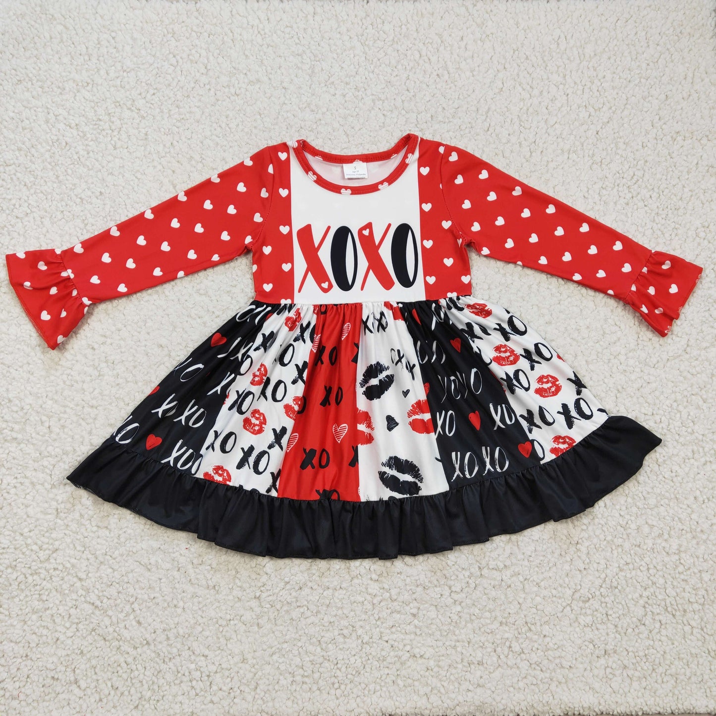 Valentine's day patchwork Dresses