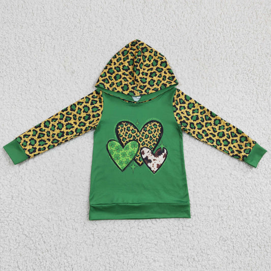 St.patrick leopard hoodie top