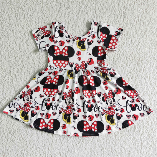 cartoon short sleeve Dresses