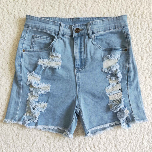 Adult denim shorts