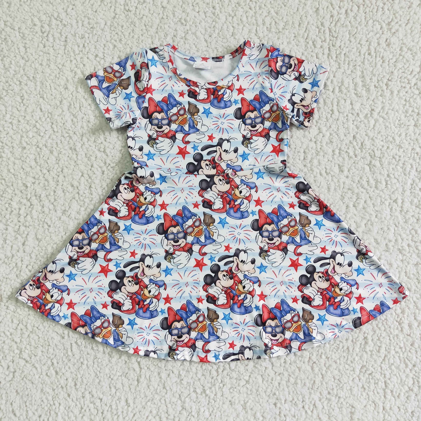 4th of July short sleeve Dresses