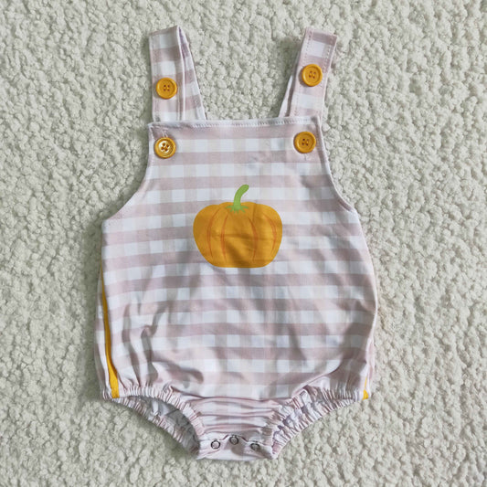 A7-17-1 baby Pumpkin printed bubble romper-promotion 2023.10.4