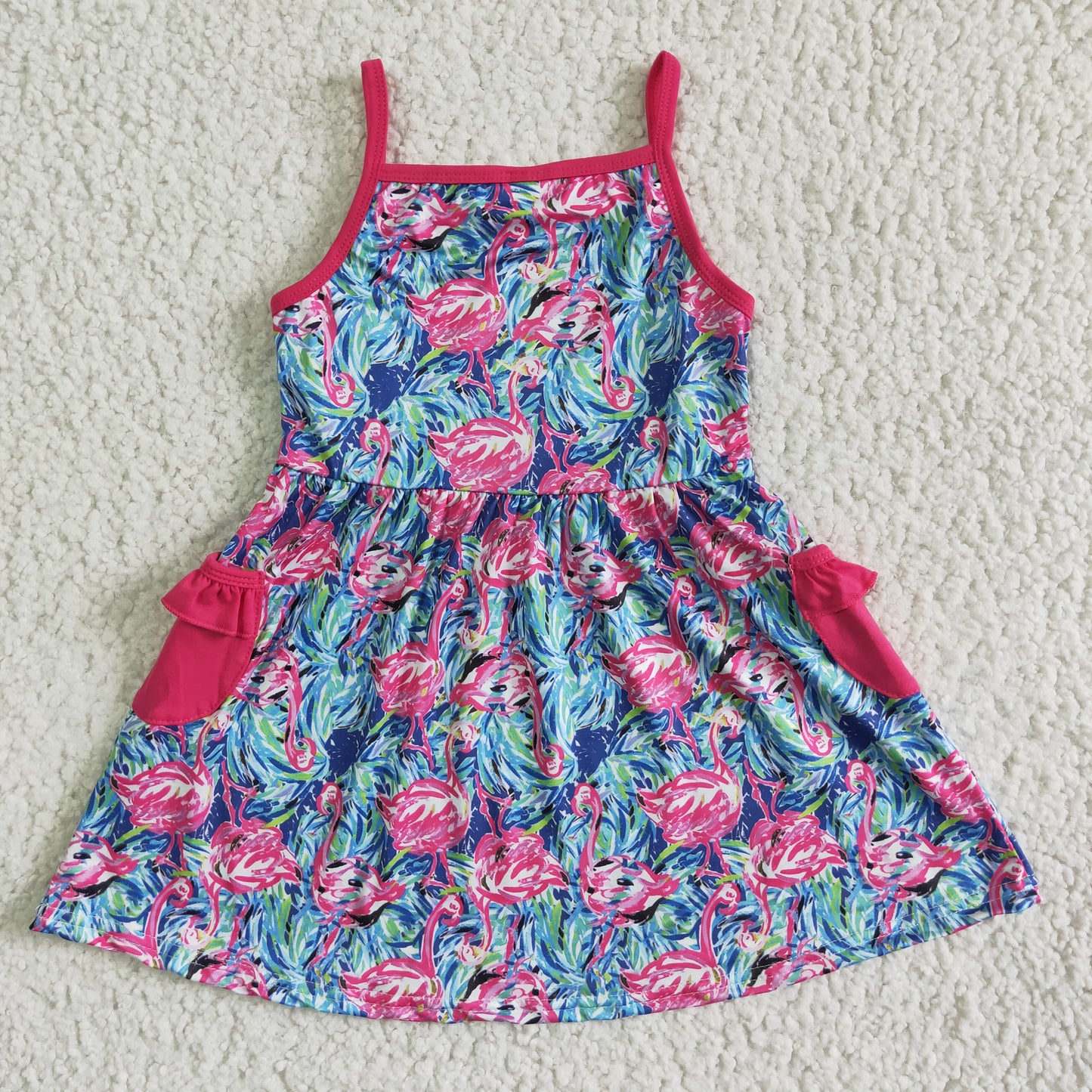 Flower Pink Top girl dress