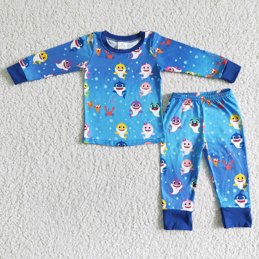 Baby Shark Long Sleeve Top legging Pants Pajamas Set