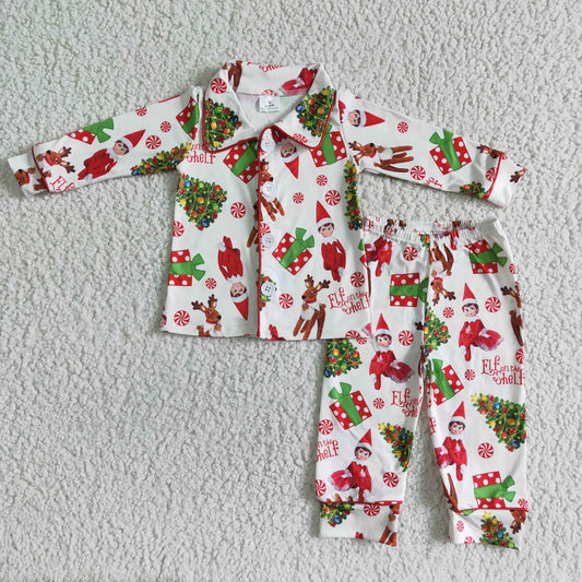 Christmas boy pajamas outfit