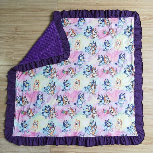 Purple Cartoon Blanket BL0008