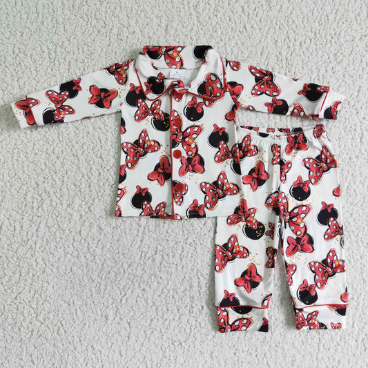 6 C6-16 baby girl cartoon mouse Pajamas set-promotion 2023.12.9