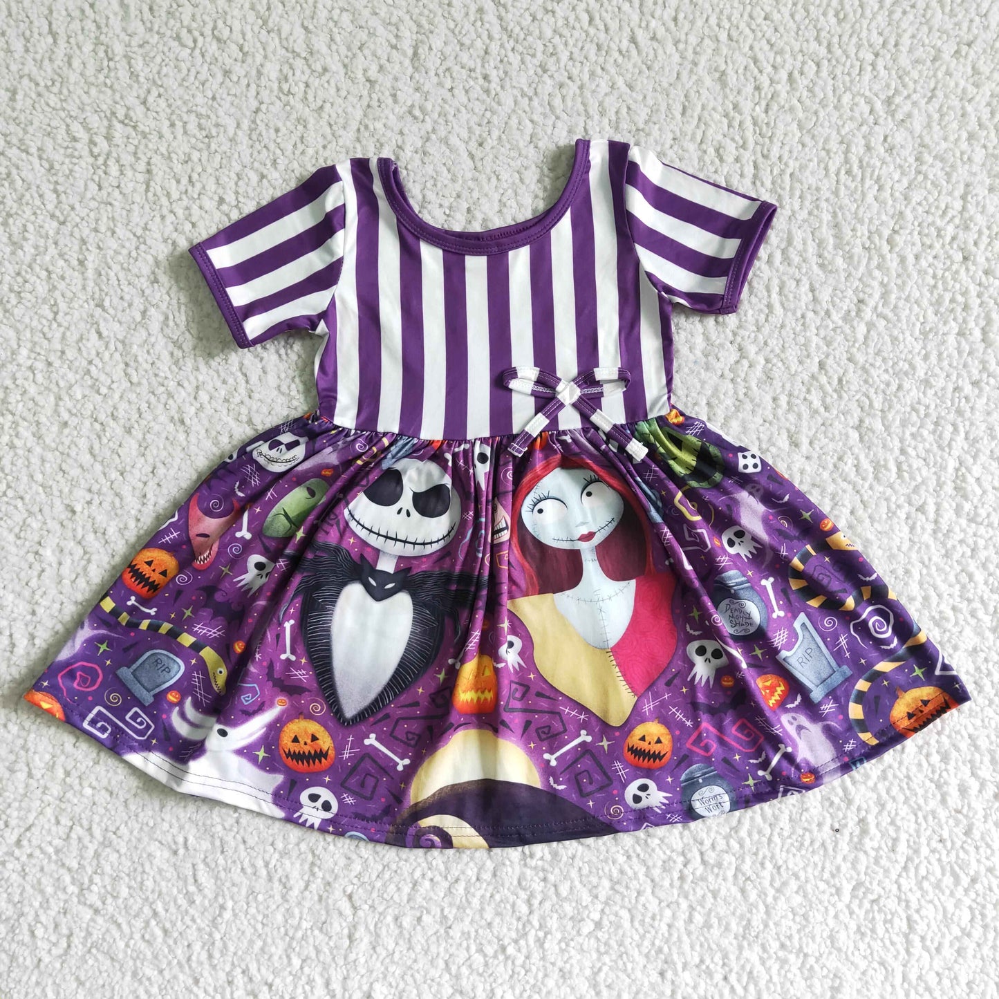 Halloween cartoon short sleeve Dress GSD0108