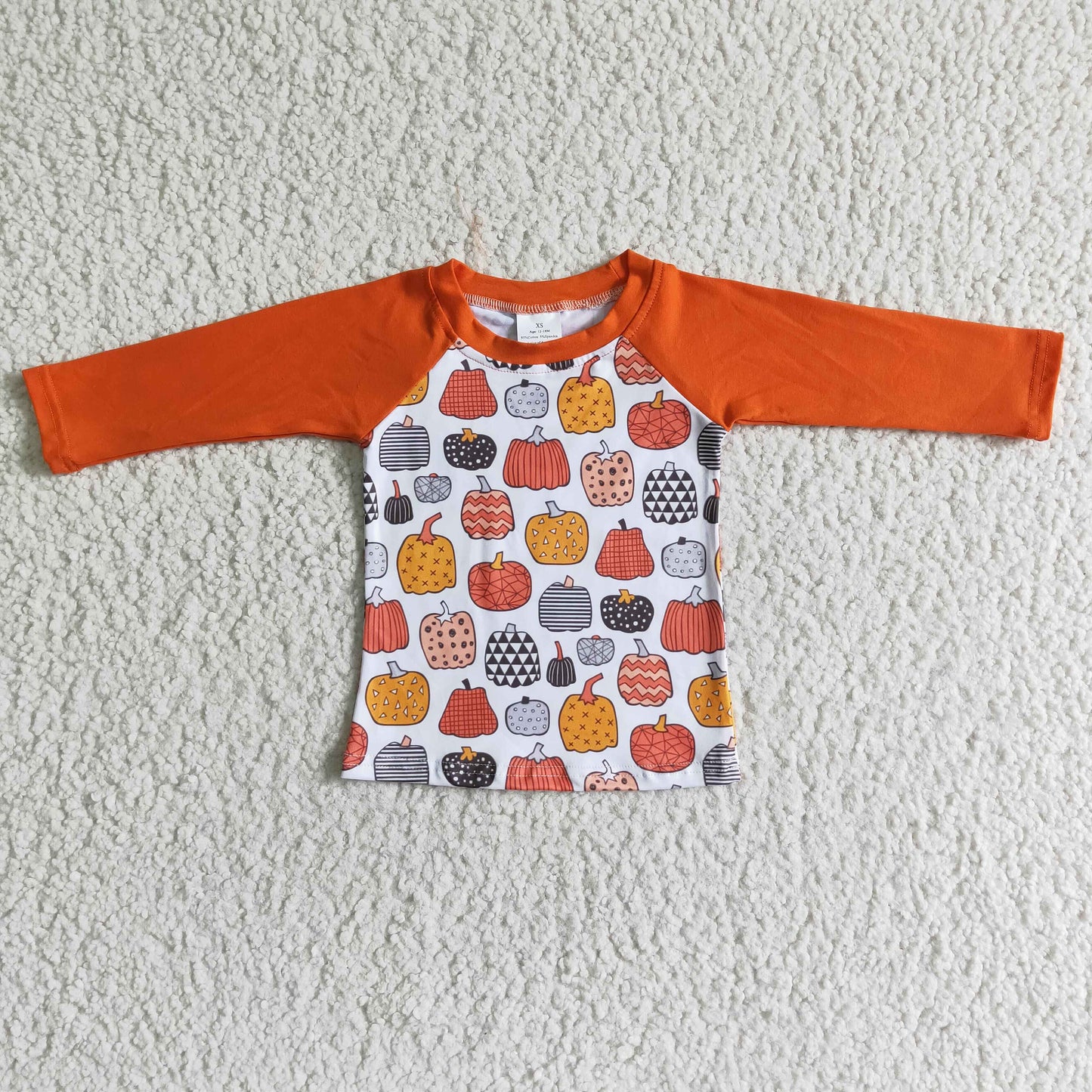 thanksgiving Pumpkin Long sleeve T-shirt 6 A30-6-1