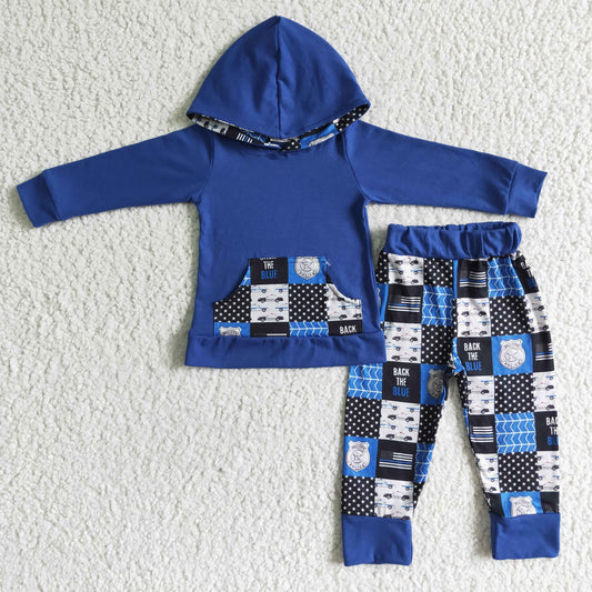 6 A5-11 Cartoon Blue Long sleeve hoodie Top Legging  pants set-promotion 2023.1023