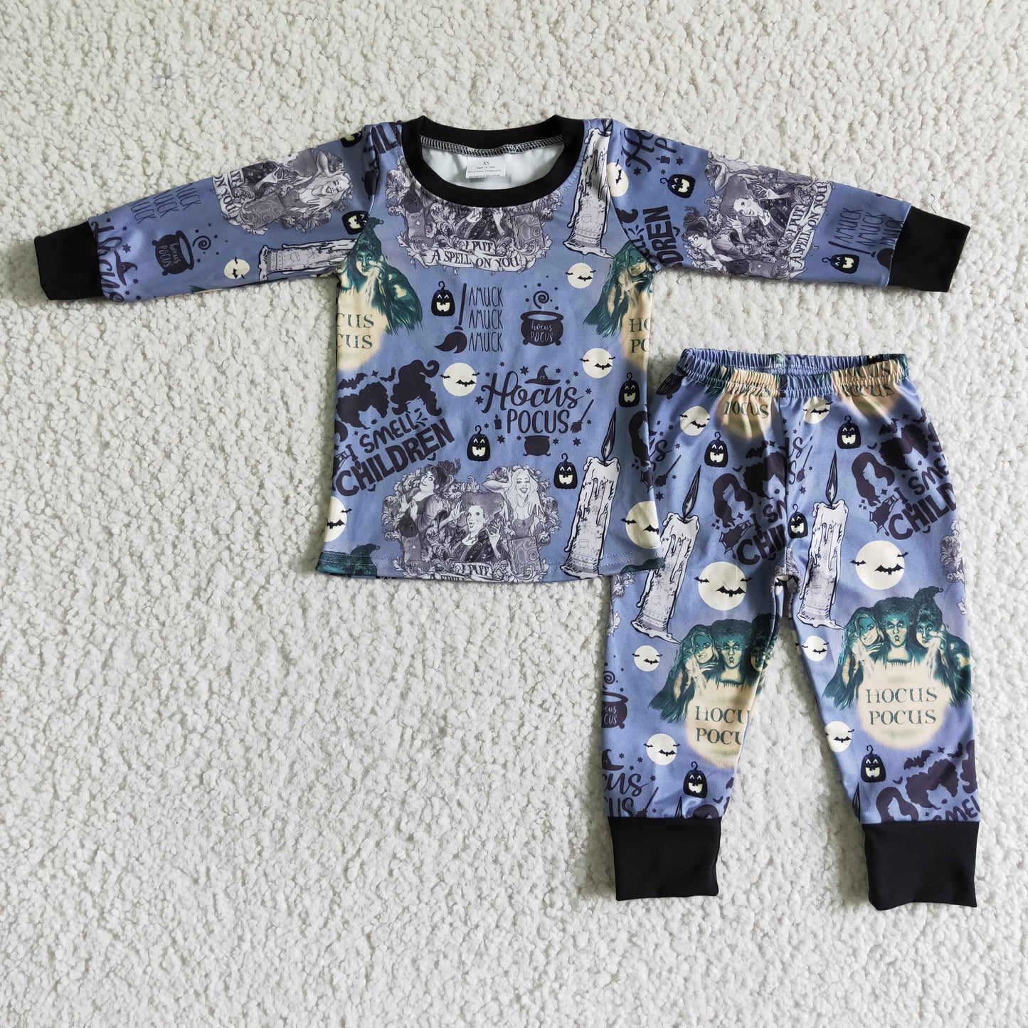 boys Halloween Cartoon pajamas sets BLP0020