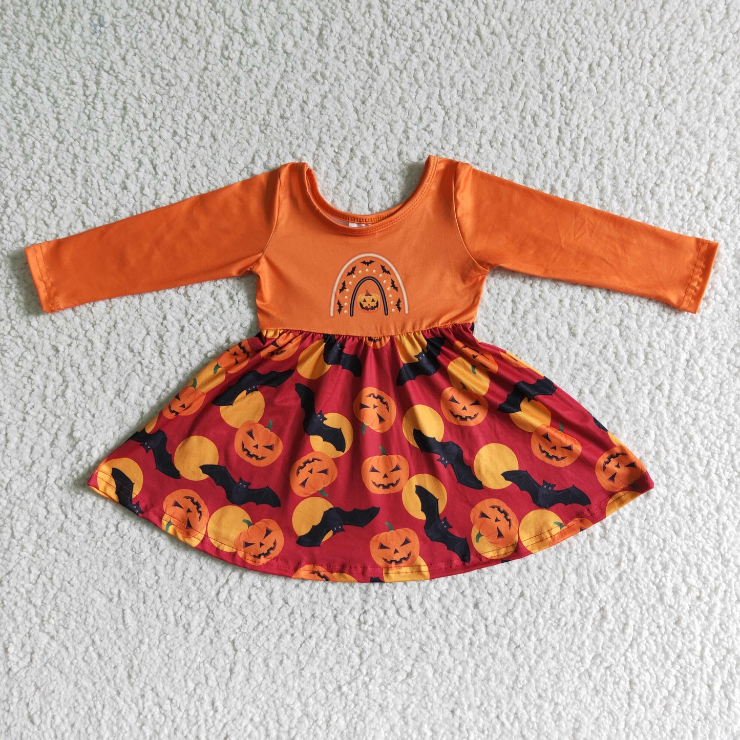 GLD0016 baby girl Halloween Long sleeve Dress