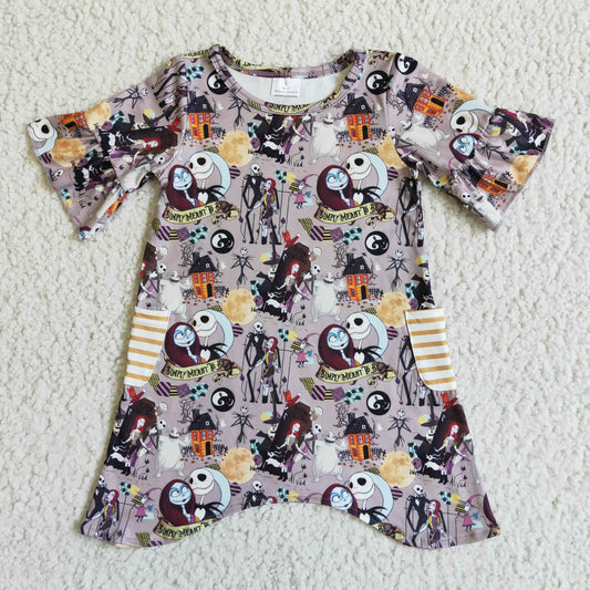 Halloween short sleeve Dress GSD0111