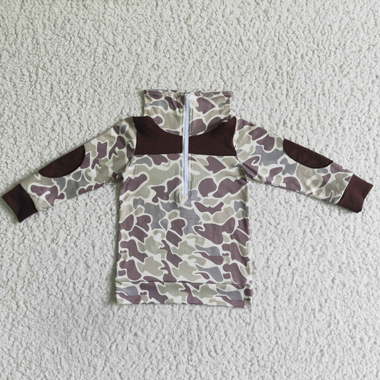 Camo Long sleeve Pullover