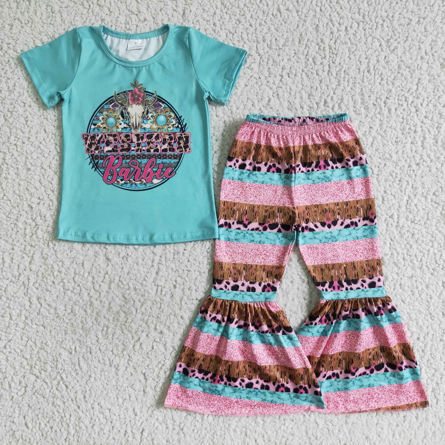 Western Barbie Tops bell bottoms Set GSPO0150