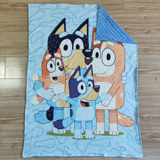 Cartoon blue Blanket 6 A19-1