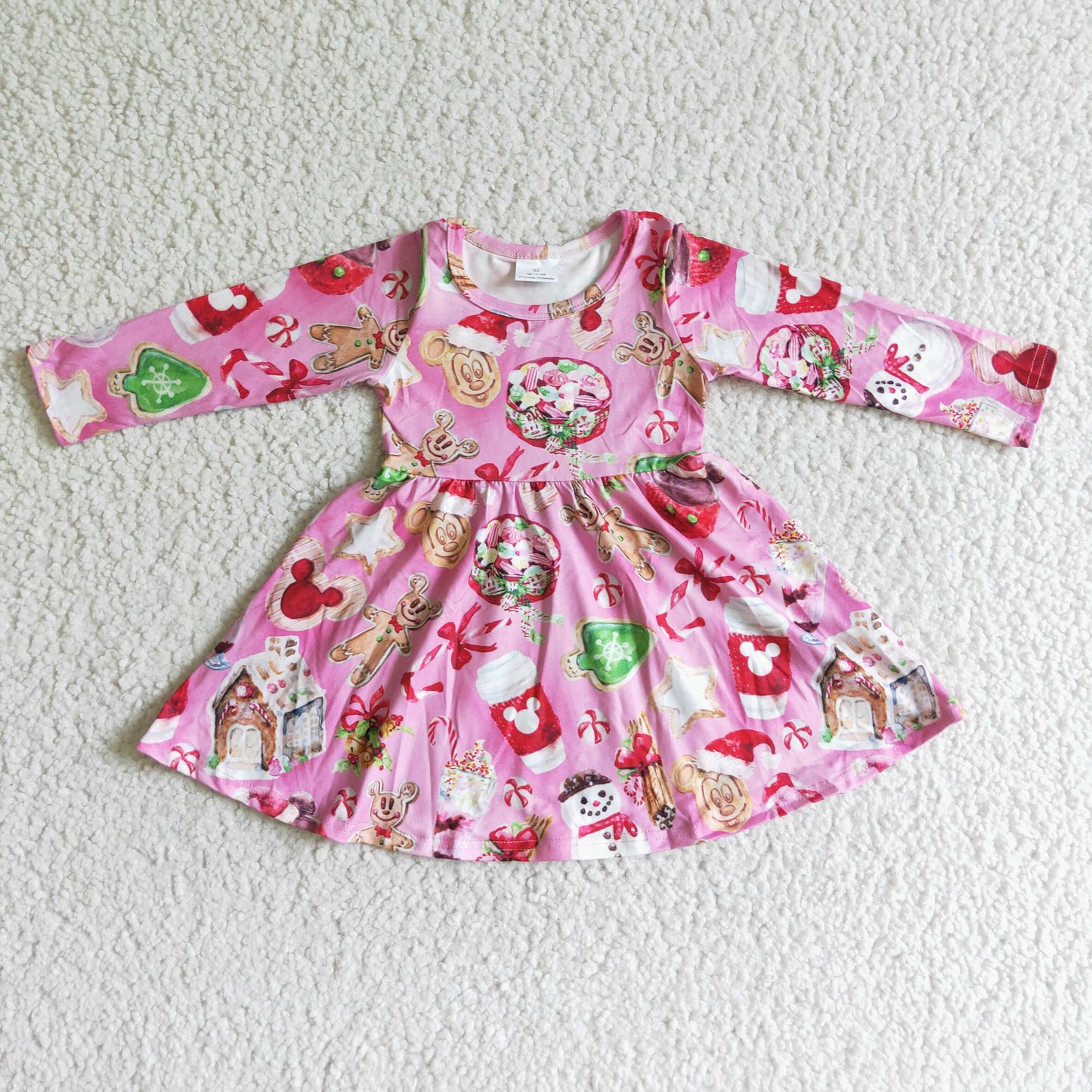 6 B1-3 baby girl Christmas Long Sleeve Dresses-promotion 2023.10.16