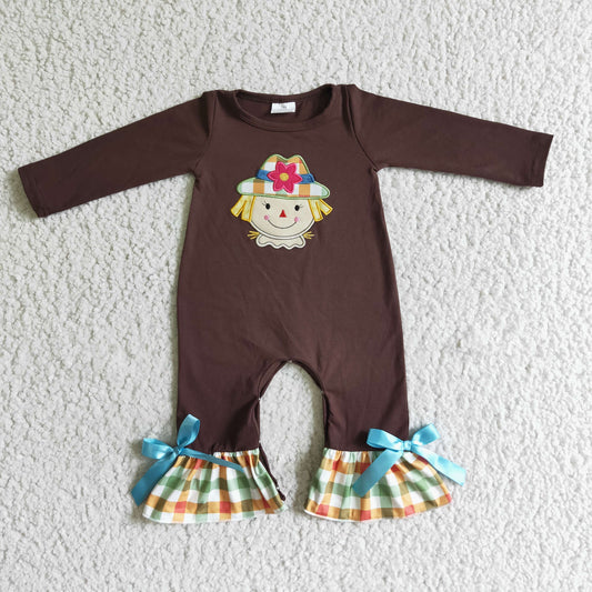 Christmas Cartoon Boy long sleeve romper