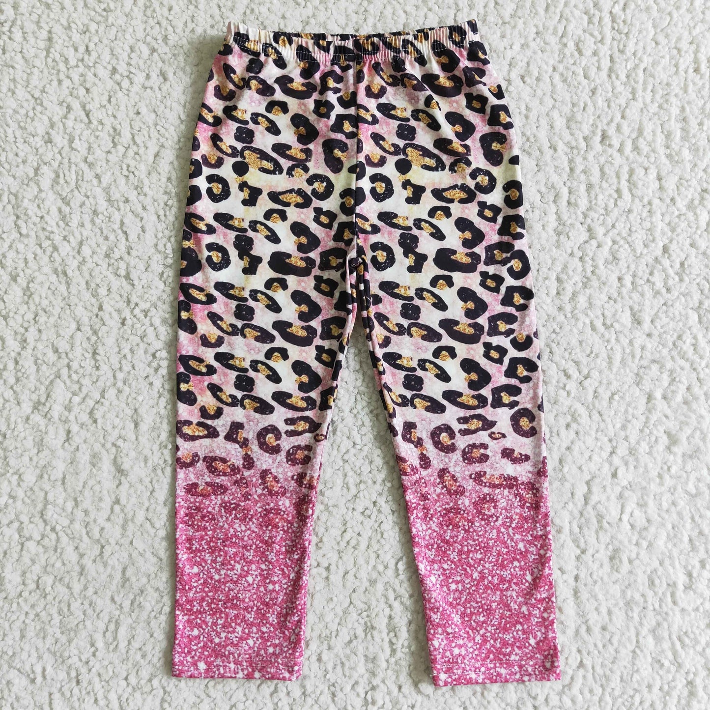 Leoaprd pink Long Pants P0016