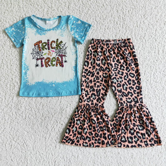 Trick or treat Top Bell Bottom Pants Outfit