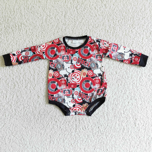 Cartoonl long sleeve romper