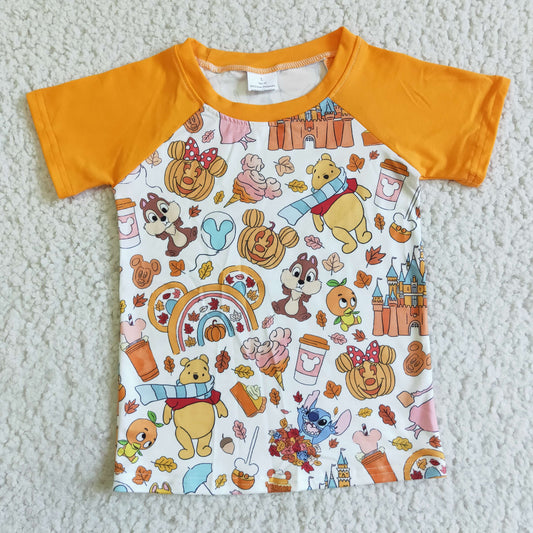 Cartoon short sleeve T-shirt