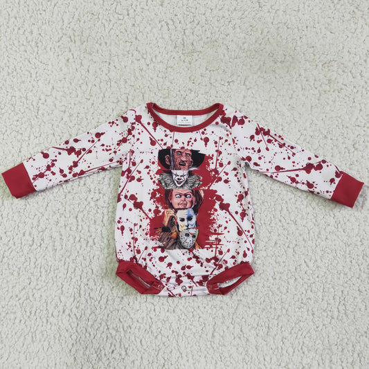 Halloween bloody clown Long Sleeve romper LR0077