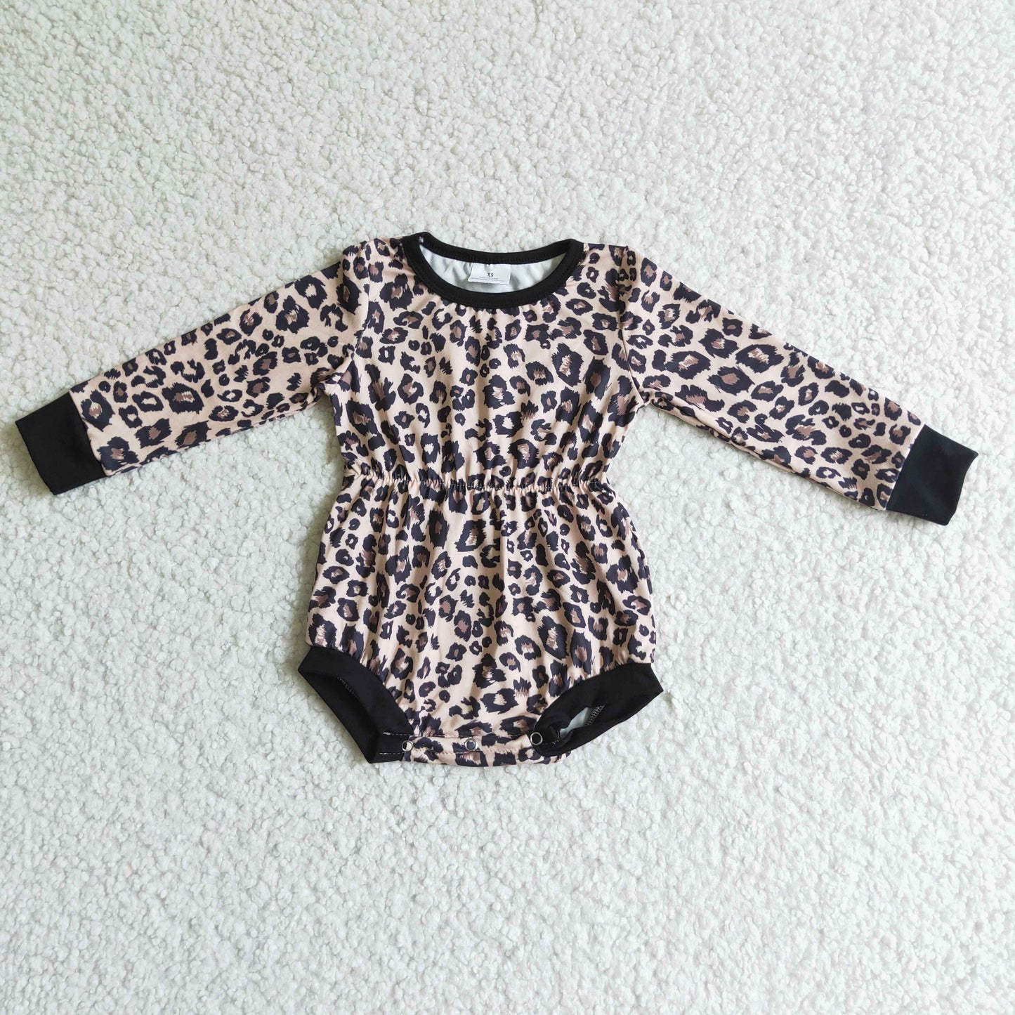 Leopard Long Sleeve romper