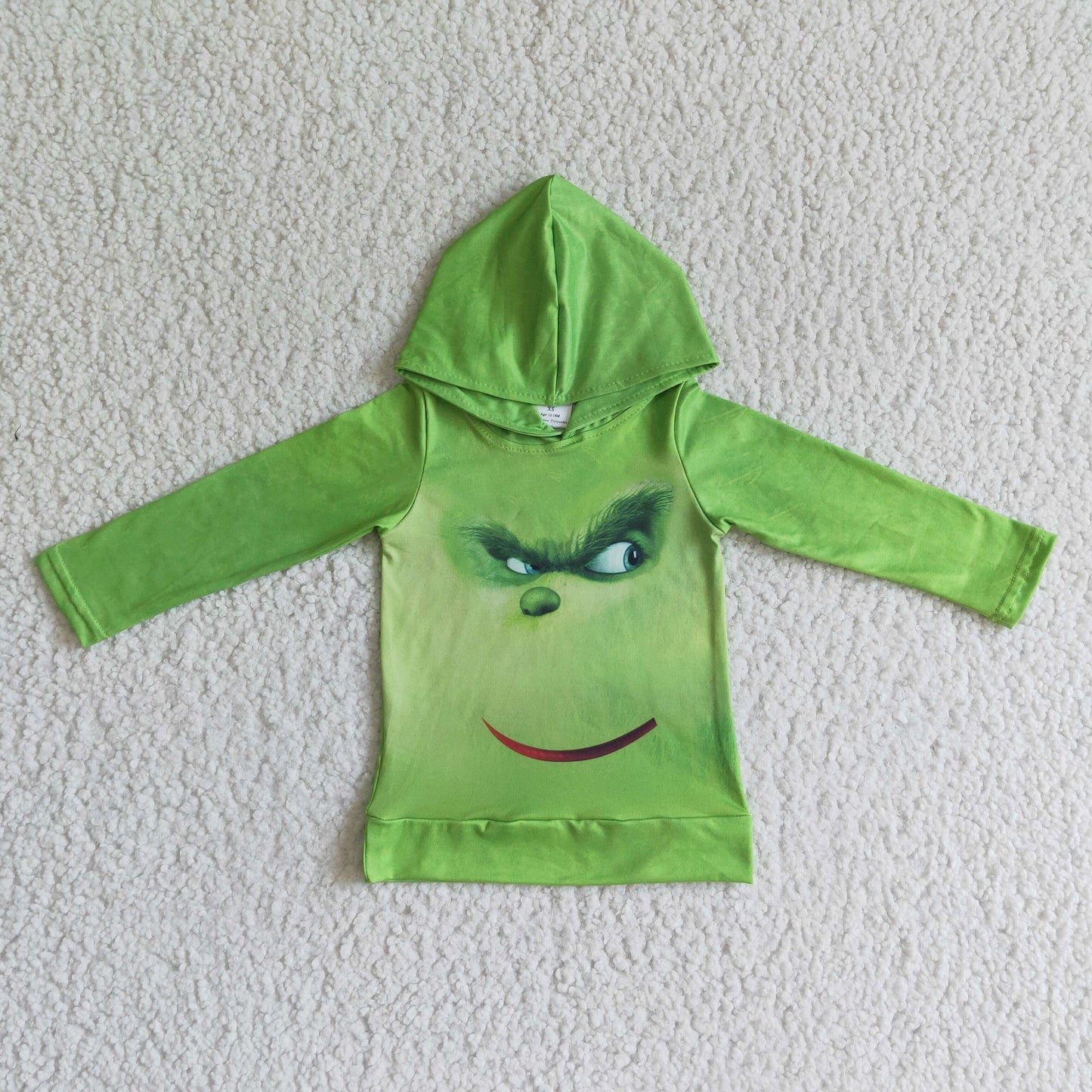 Xmas Cartoon green hoodie Tops BT0051