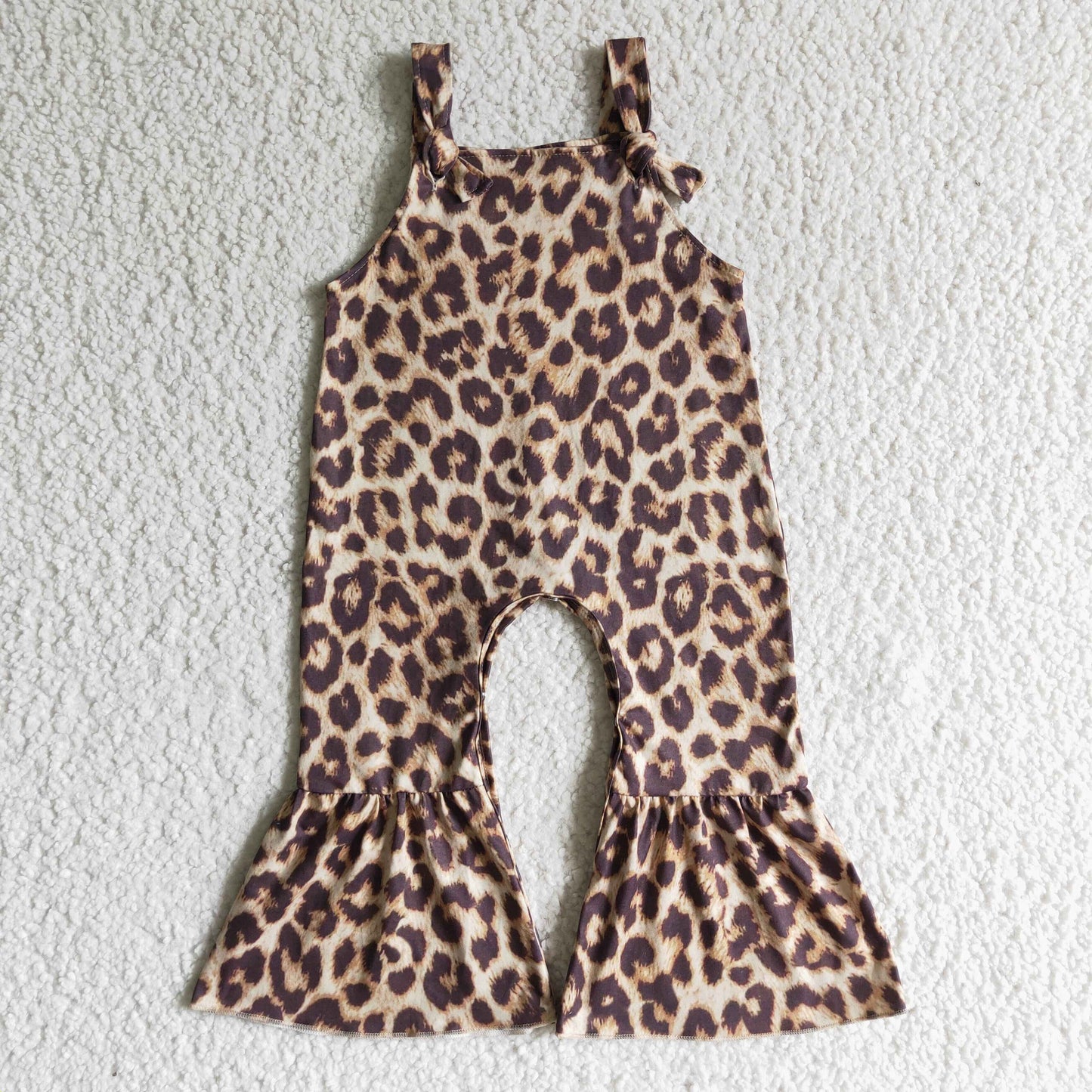 Leopard sleeveless romper