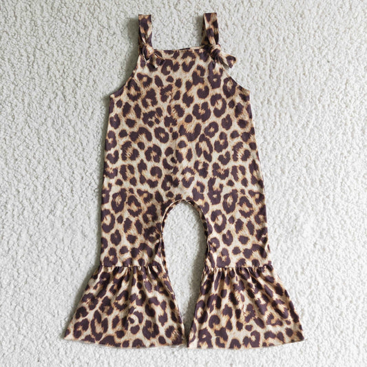 Leopard sleeveless romper