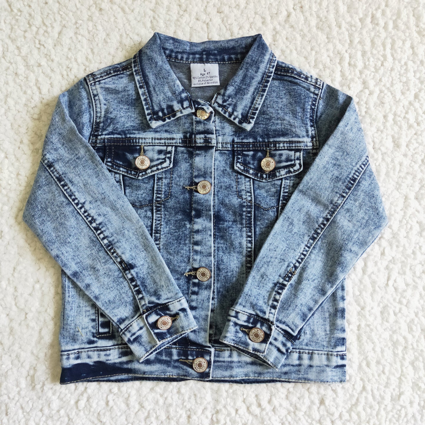 girls Denim coat Tops 6 A5-14