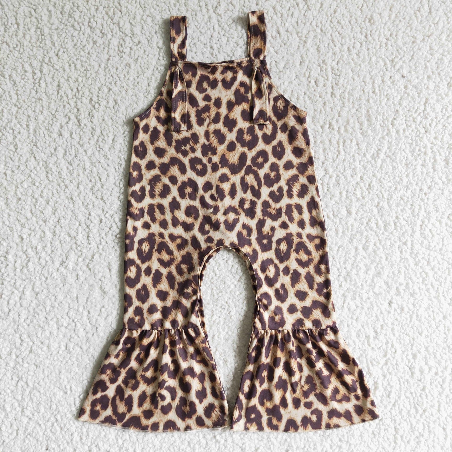 Leopard sleeveless romper