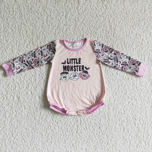 Little Monster Long Sleeve romper