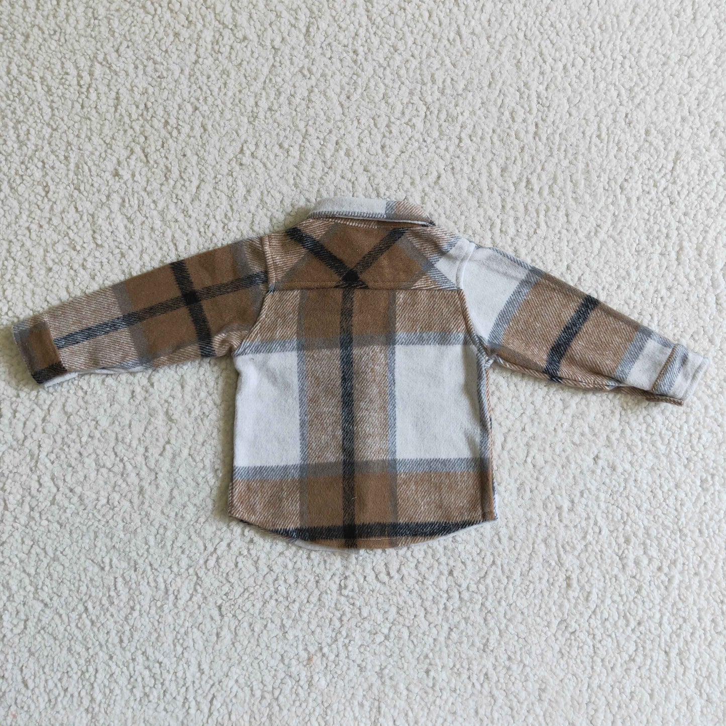 Brown Plaid T-shirt