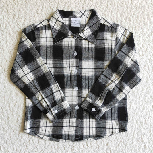 Black Plaid T-shirt