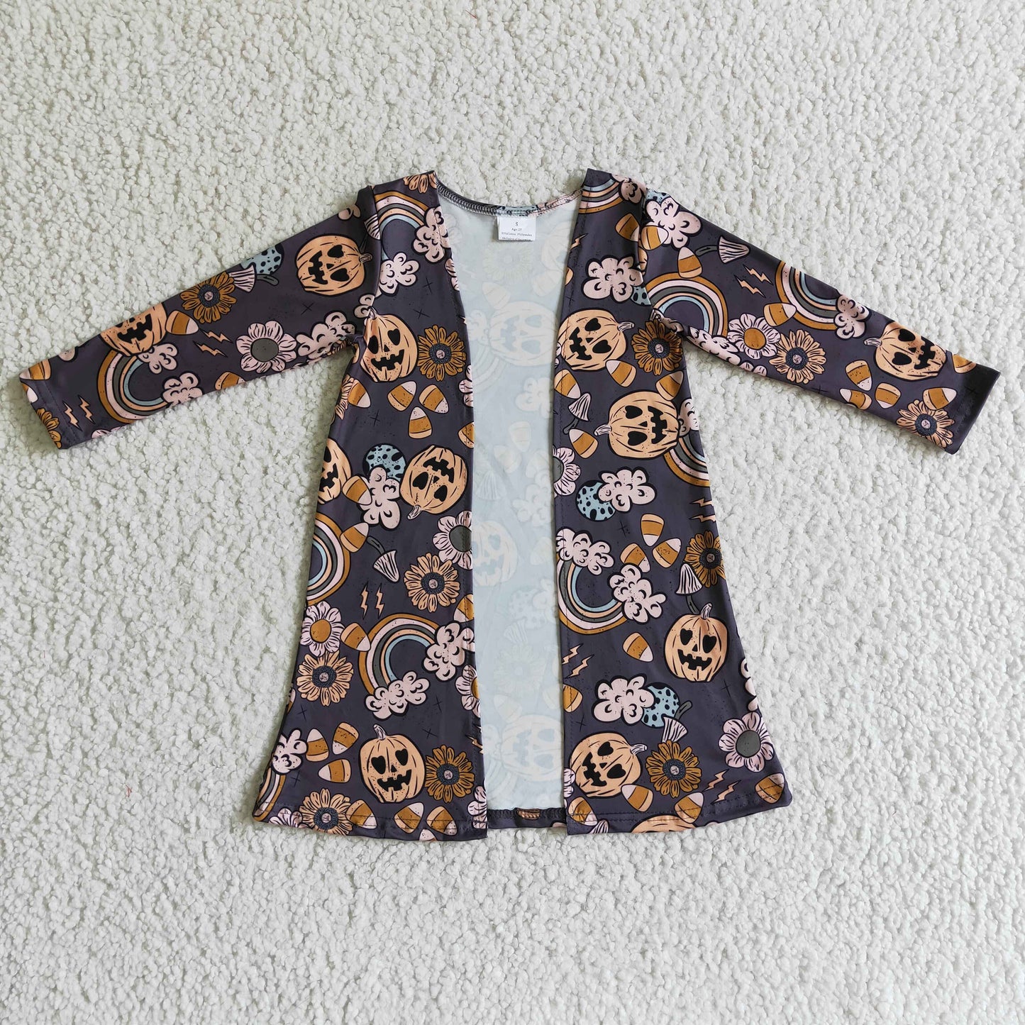 kids Halloween Pumpkin cardigan GT0044