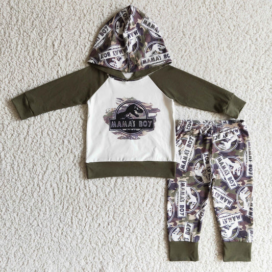 Mama's boy Long sleeve Top long pants set