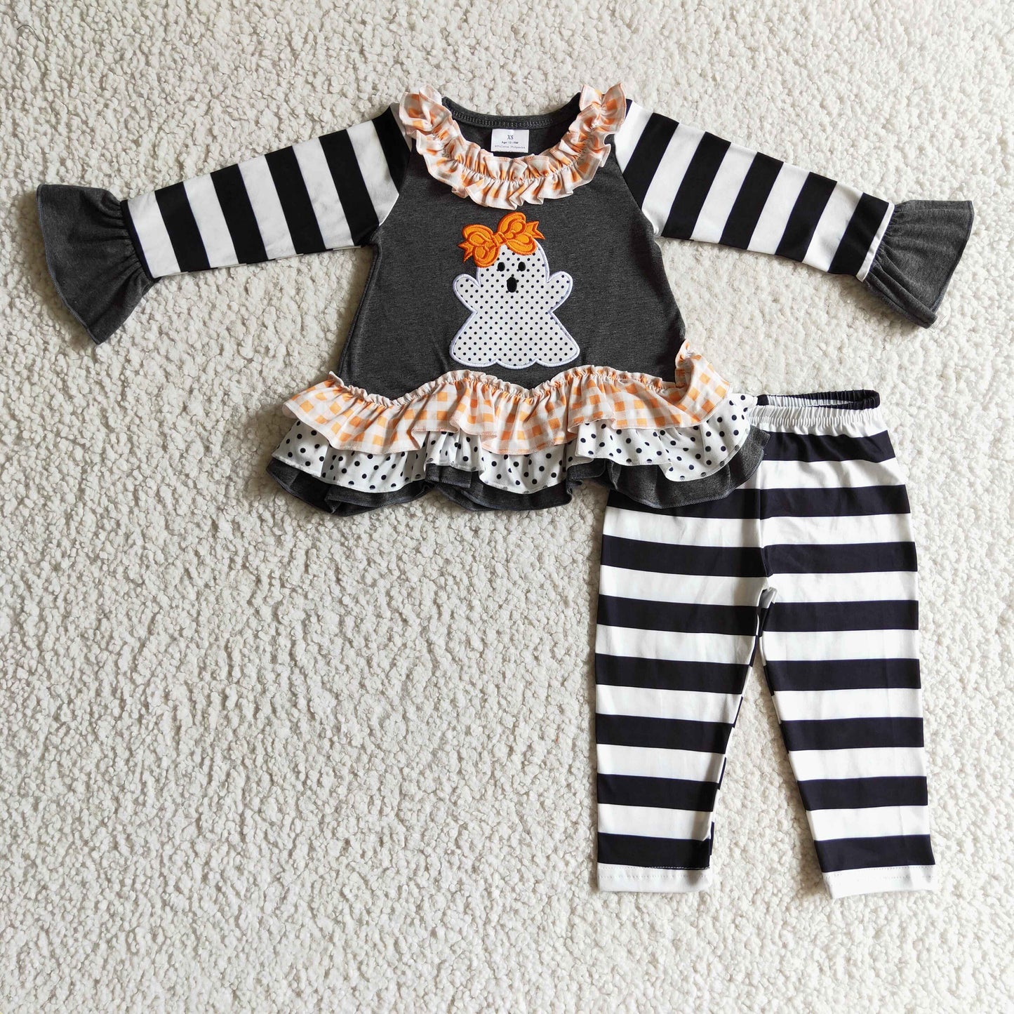 Halloween Ghost Long sleeve Outfit GLP0180