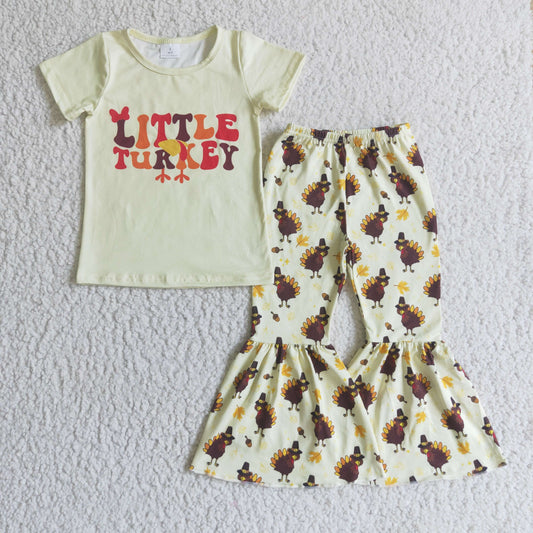 Little turkey Thanksgiving Clothes set GSPO0174