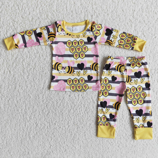 Bee Love Yellow Boy Pajamas Outfit