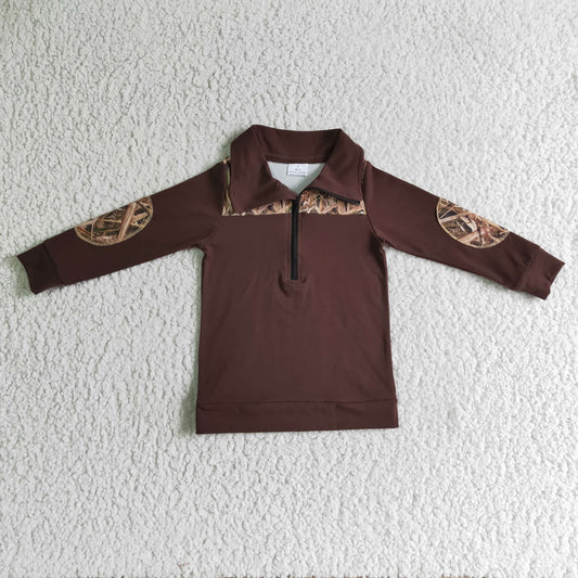 Camo pullover